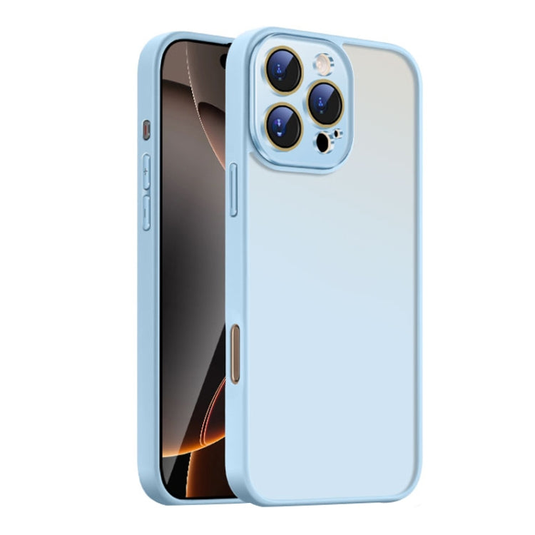Nano Semi-transparent Frosted Skin Feel Phone Case, For iPhone 16 Pro Max, For iPhone 16 Pro, For iPhone 16 Plus