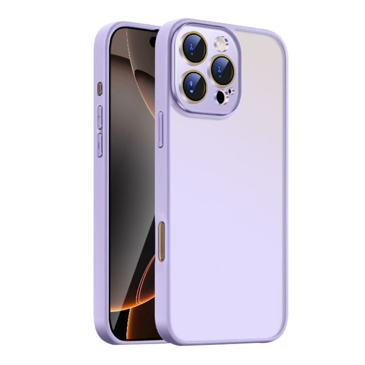Nano Semi-transparent Frosted Skin Feel Phone Case, For iPhone 16 Pro Max, For iPhone 16 Pro, For iPhone 16 Plus