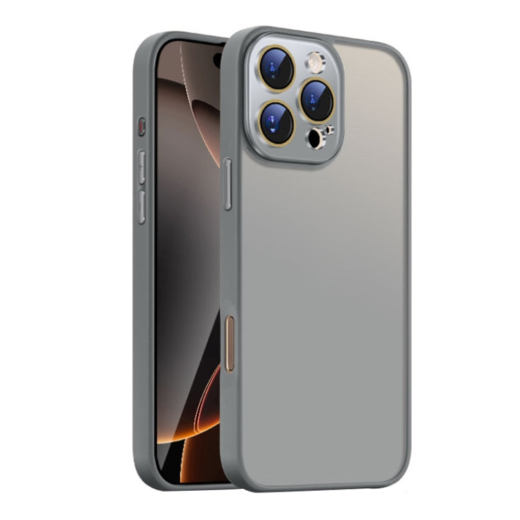 Nano Semi-transparent Frosted Skin Feel Phone Case, For iPhone 16 Pro Max, For iPhone 16 Pro, For iPhone 16 Plus