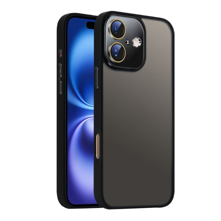 Nano Semi-transparent Frosted Skin Feel Phone Case, For iPhone 16 Pro Max, For iPhone 16 Pro, For iPhone 16 Plus