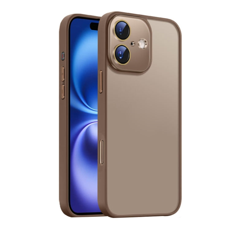 Nano Semi-transparent Frosted Skin Feel Phone Case, For iPhone 16 Pro Max, For iPhone 16 Pro, For iPhone 16 Plus
