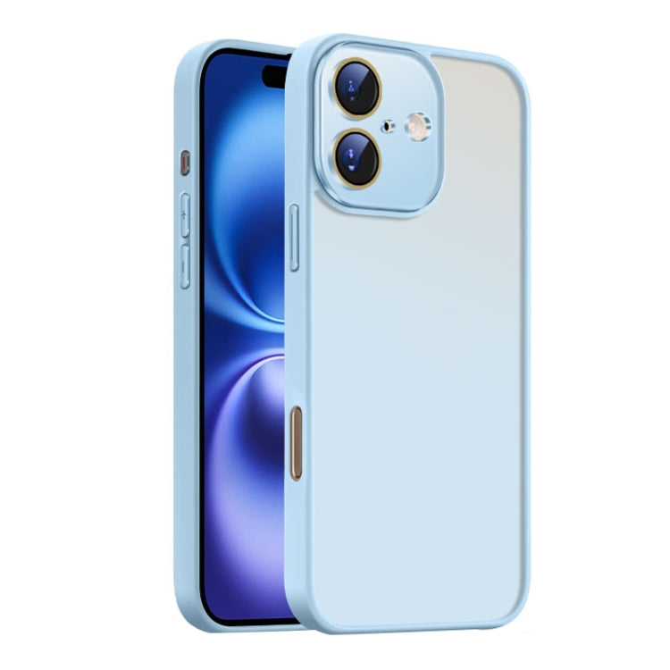 Nano Semi-transparent Frosted Skin Feel Phone Case, For iPhone 16 Pro Max, For iPhone 16 Pro, For iPhone 16 Plus