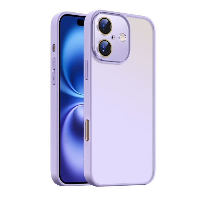 Nano Semi-transparent Frosted Skin Feel Phone Case, For iPhone 16 Pro Max, For iPhone 16 Pro, For iPhone 16 Plus
