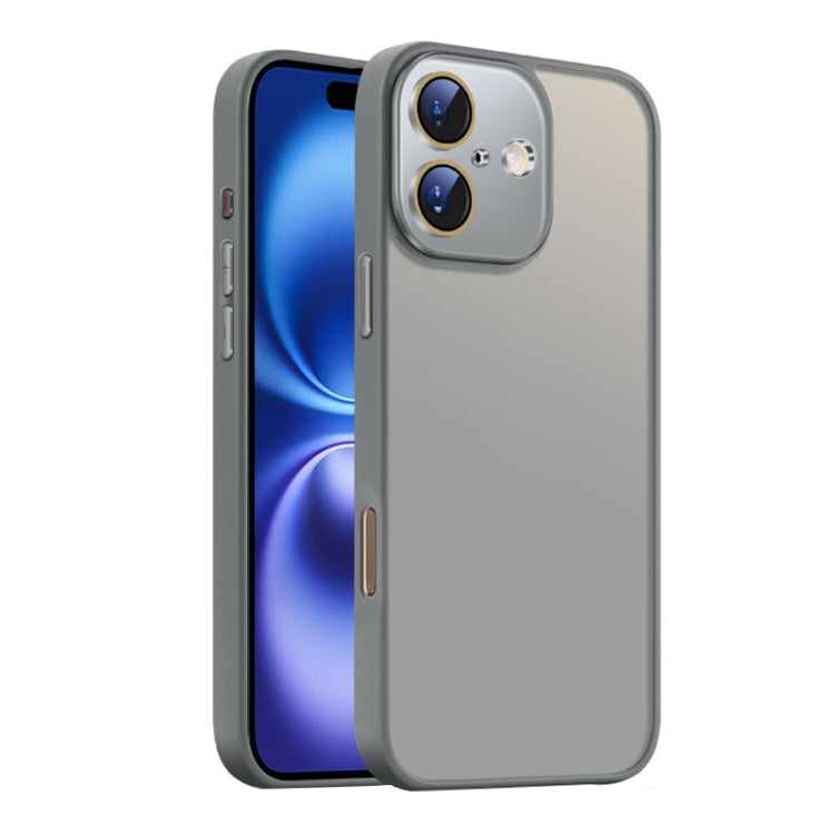 Nano Semi-transparent Frosted Skin Feel Phone Case, For iPhone 16, For iPhone 15 Pro Max, For iPhone 15 Pro