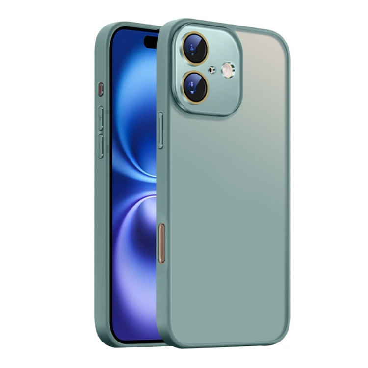 Nano Semi-transparent Frosted Skin Feel Phone Case, For iPhone 16, For iPhone 15 Pro Max, For iPhone 15 Pro