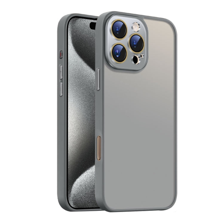 Nano Semi-transparent Frosted Skin Feel Phone Case, For iPhone 16, For iPhone 15 Pro Max, For iPhone 15 Pro