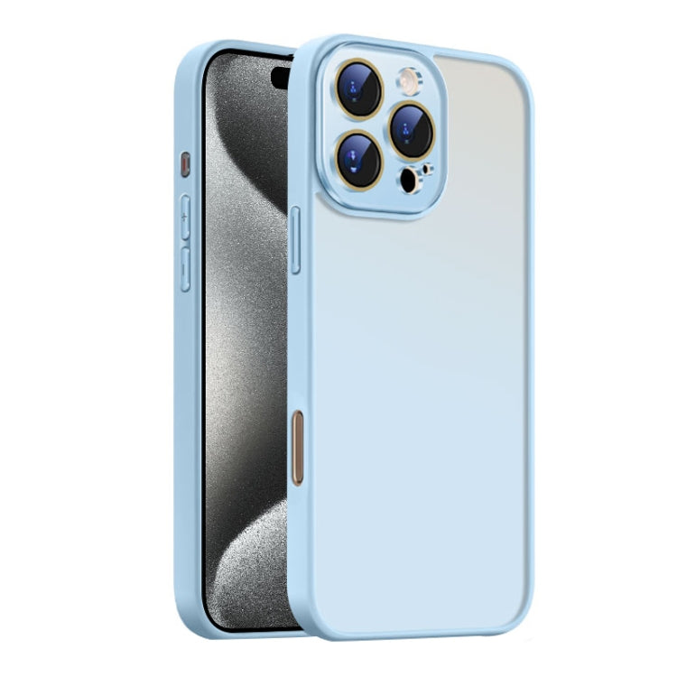 Nano Semi-transparent Frosted Skin Feel Phone Case, For iPhone 16, For iPhone 15 Pro Max, For iPhone 15 Pro
