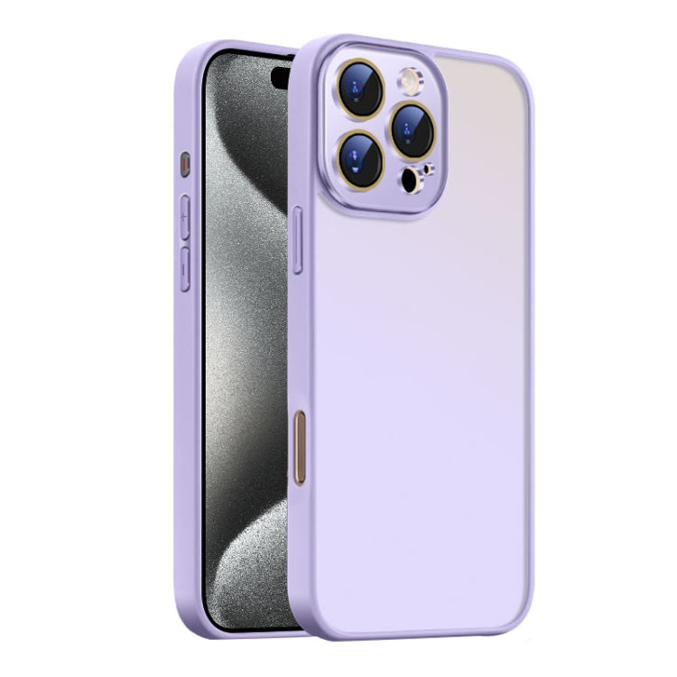 Nano Semi-transparent Frosted Skin Feel Phone Case, For iPhone 16, For iPhone 15 Pro Max, For iPhone 15 Pro