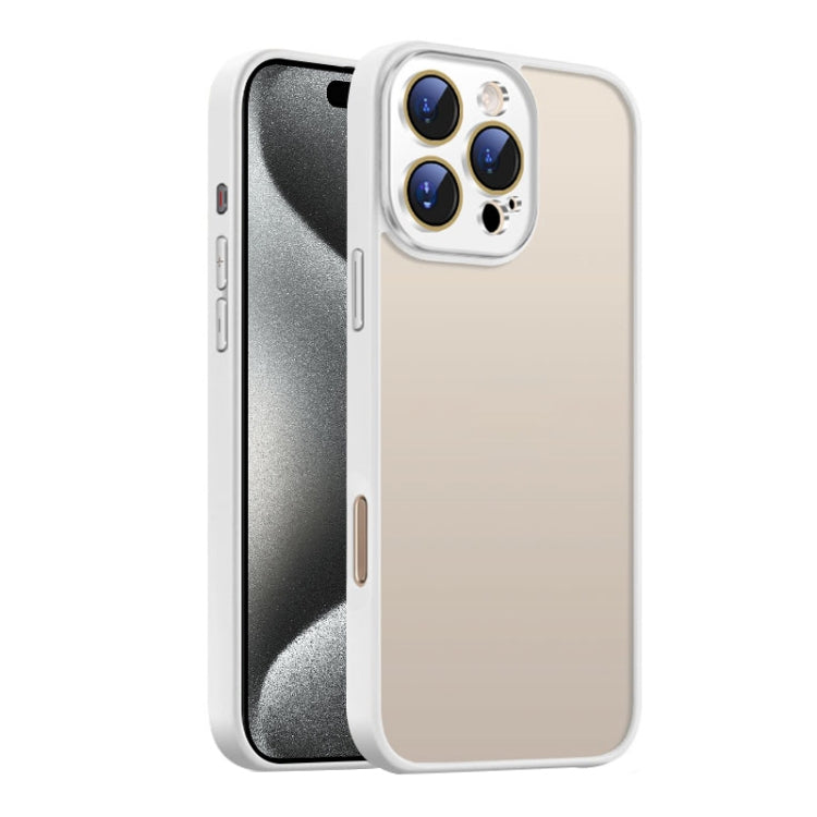 Nano Semi-transparent Frosted Skin Feel Phone Case, For iPhone 16, For iPhone 15 Pro Max, For iPhone 15 Pro