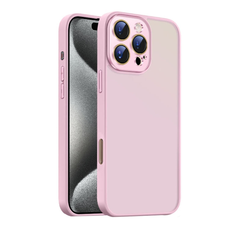 Nano Semi-transparent Frosted Skin Feel Phone Case, For iPhone 16, For iPhone 15 Pro Max, For iPhone 15 Pro