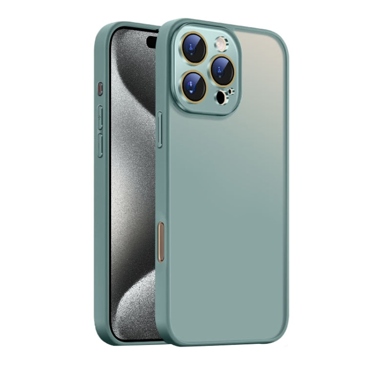 Nano Semi-transparent Frosted Skin Feel Phone Case, For iPhone 16, For iPhone 15 Pro Max, For iPhone 15 Pro