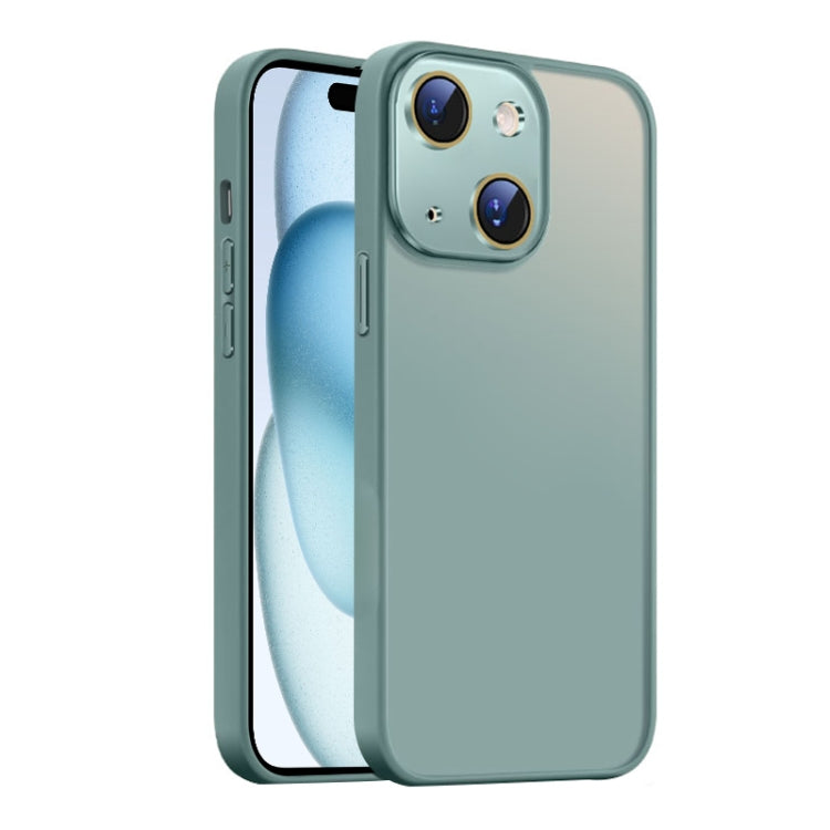 Nano Semi-transparent Frosted Skin Feel Phone Case, For iPhone 15 Plus, For iPhone 15, For iPhone 14