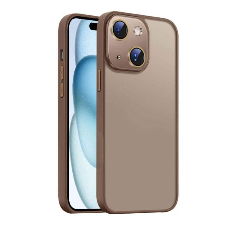 Nano Semi-transparent Frosted Skin Feel Phone Case, For iPhone 15 Plus, For iPhone 15, For iPhone 14
