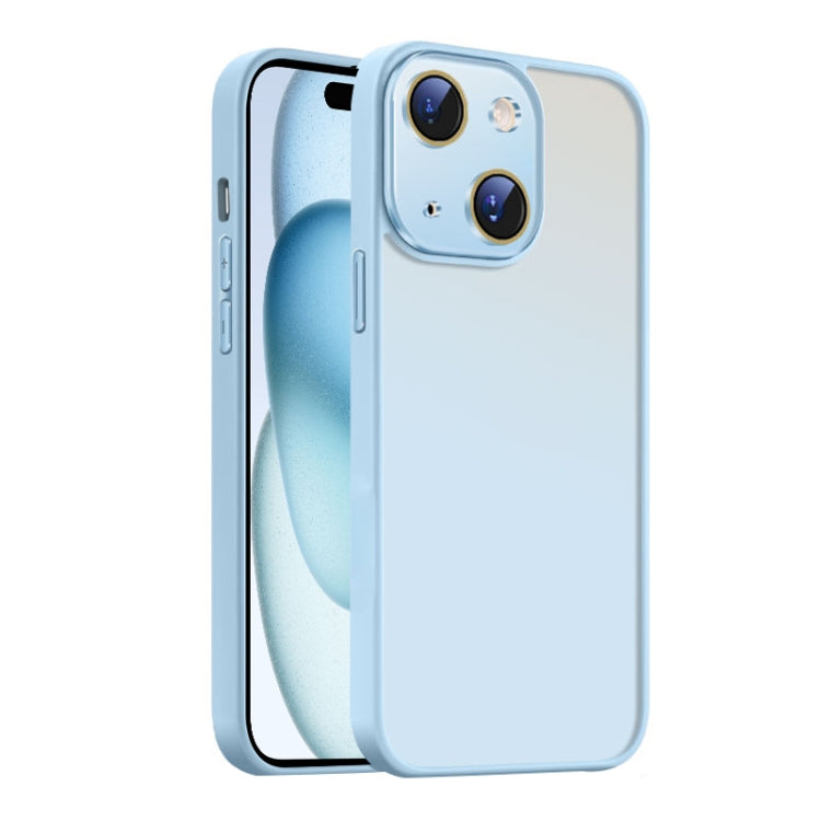 Nano Semi-transparent Frosted Skin Feel Phone Case, For iPhone 15 Plus, For iPhone 15, For iPhone 14