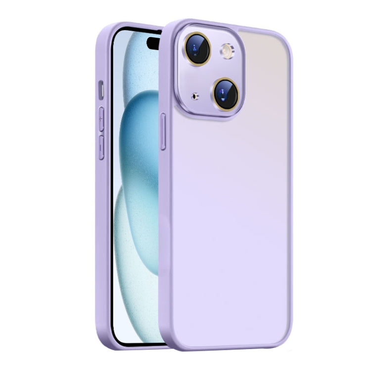 Nano Semi-transparent Frosted Skin Feel Phone Case, For iPhone 15 Plus, For iPhone 15, For iPhone 14