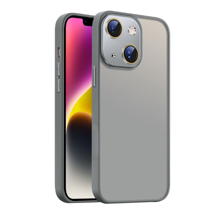 Nano Semi-transparent Frosted Skin Feel Phone Case, For iPhone 15 Plus, For iPhone 15, For iPhone 14