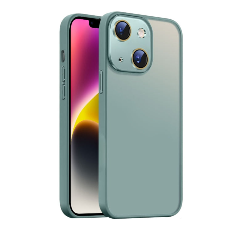 Nano Semi-transparent Frosted Skin Feel Phone Case, For iPhone 15 Plus, For iPhone 15, For iPhone 14