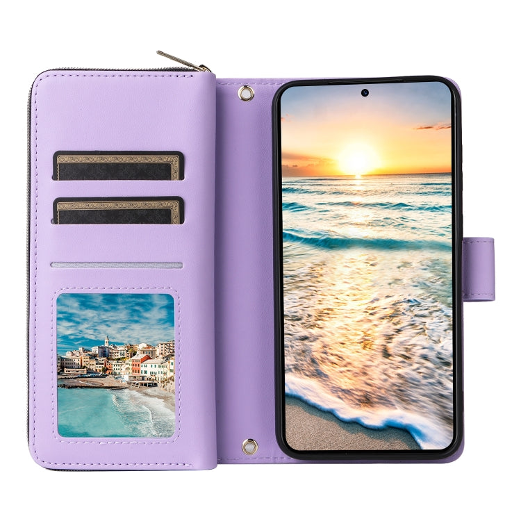 Nine-card Slots Zipper Wallet Bag Leather Phone Case, For Samsung Galaxy S23 5G, For Samsung Galaxy S22 Ultra 5G, For Samsung Galaxy S22+ 5G