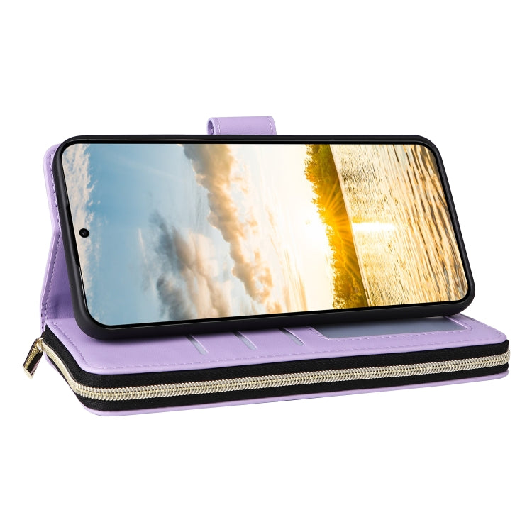 Nine-card Slots Zipper Wallet Bag Leather Phone Case, For Samsung Galaxy S23 FE 5G, For Samsung Galaxy S23 Ultra 5G, For Samsung Galaxy S23+ 5G