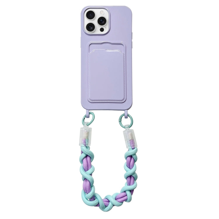 Dopamine Card Slot Phone Case with Lanyard, For iPhone 15 Pro Max, For iPhone 15 Pro, For iPhone 15 Plus, For iPhone 15