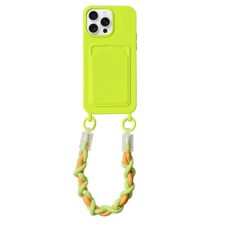Dopamine Card Slot Phone Case with Lanyard, For iPhone 15 Pro Max, For iPhone 15 Pro, For iPhone 15 Plus, For iPhone 15