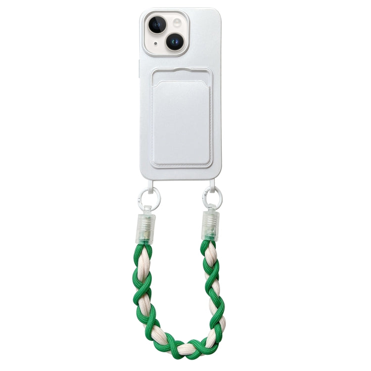 Dopamine Card Slot Phone Case with Lanyard, For iPhone 15 Pro Max, For iPhone 15 Pro, For iPhone 15 Plus, For iPhone 15