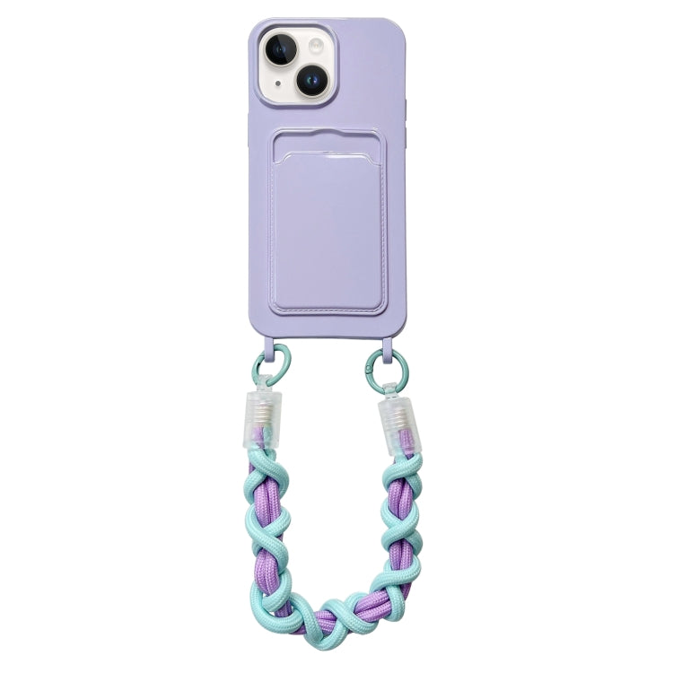 Dopamine Card Slot Phone Case with Lanyard, For iPhone 15 Pro Max, For iPhone 15 Pro, For iPhone 15 Plus, For iPhone 15
