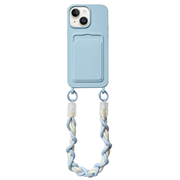 Dopamine Card Slot Phone Case with Lanyard, For iPhone 15 Pro Max, For iPhone 15 Pro, For iPhone 15 Plus, For iPhone 15