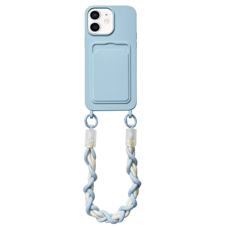 Dopamine Card Slot Phone Case with Lanyard, For iPhone 13 Pro Max, For iPhone 13 Pro, For iPhone 13, For iPhone 12