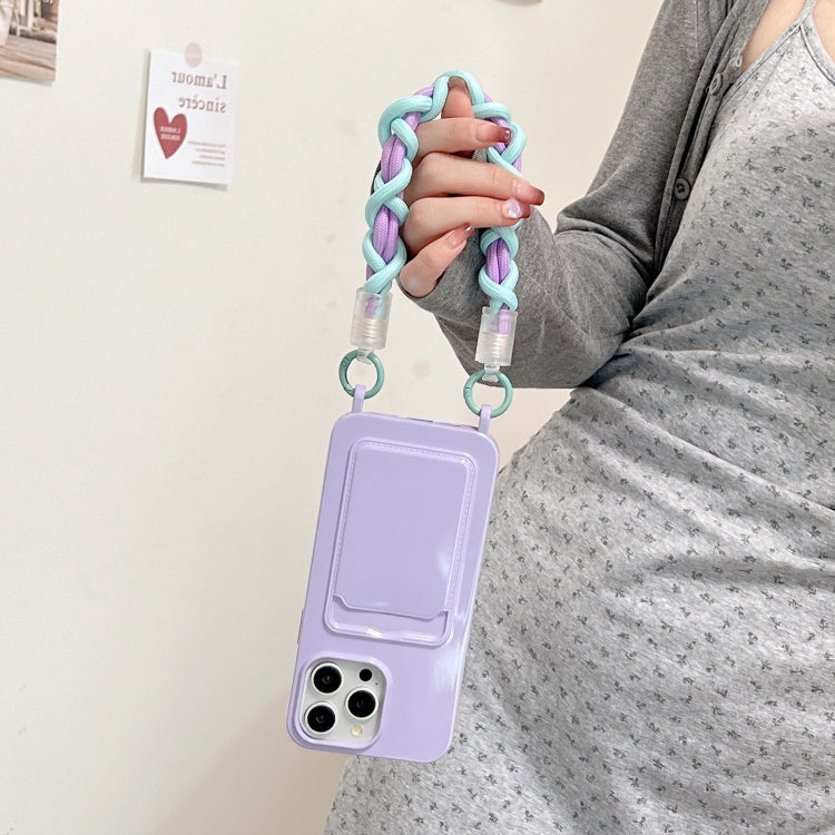 Dopamine Card Slot Phone Case with Lanyard, For iPhone 15 Pro Max, For iPhone 15 Pro, For iPhone 15 Plus, For iPhone 15