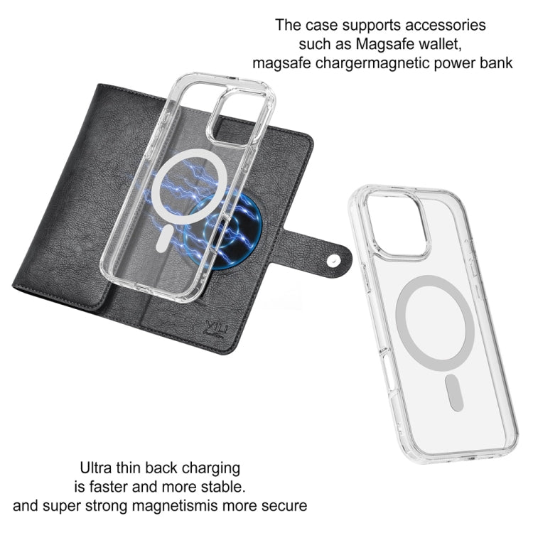 ViLi GVS-C Series MagSafe Magnetic RFID Leather Flip Phone Case, For iPhone 16 Pro Max, For iPhone 16 Pro, For iPhone 16 Plus, For iPhone 16, For iPhone 15 Pro Max, For iPhone 15 Pro