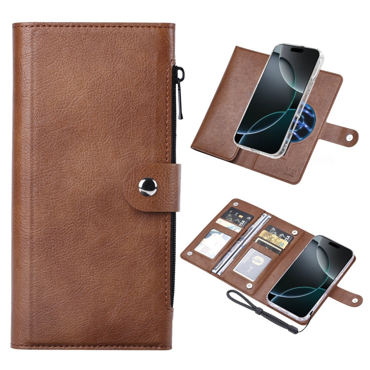 ViLi GVS-C Series MagSafe Magnetic RFID Leather Flip Phone Case, For iPhone 16 Pro Max, For iPhone 16 Pro, For iPhone 16 Plus, For iPhone 16, For iPhone 15 Pro Max, For iPhone 15 Pro