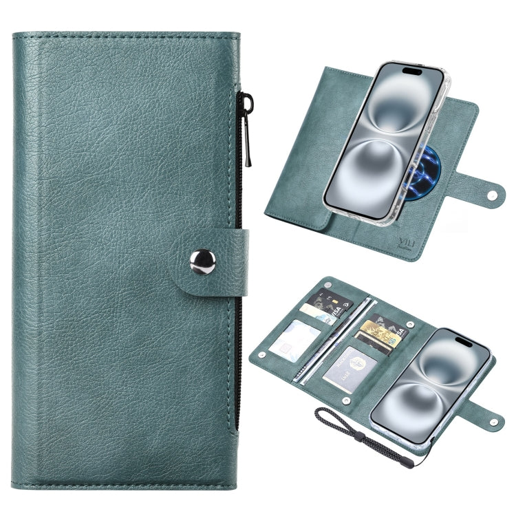 ViLi GVS-C Series MagSafe Magnetic RFID Leather Flip Phone Case, For iPhone 16 Pro Max, For iPhone 16 Pro, For iPhone 16 Plus, For iPhone 16, For iPhone 15 Pro Max, For iPhone 15 Pro