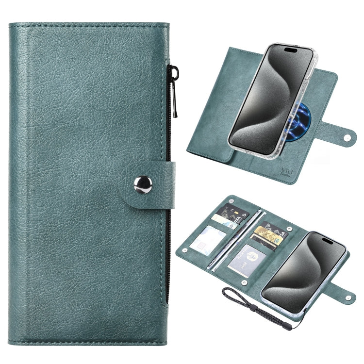 ViLi GVS-C Series MagSafe Magnetic RFID Leather Flip Phone Case, For iPhone 16 Pro Max, For iPhone 16 Pro, For iPhone 16 Plus, For iPhone 16, For iPhone 15 Pro Max, For iPhone 15 Pro
