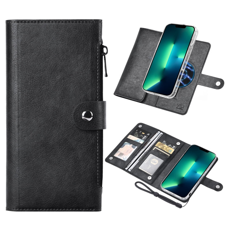 ViLi GVS-C Series MagSafe Magnetic RFID Leather Flip Phone Case, For iPhone 13 Pro Max, For iPhone 13 Pro, For iPhone 13