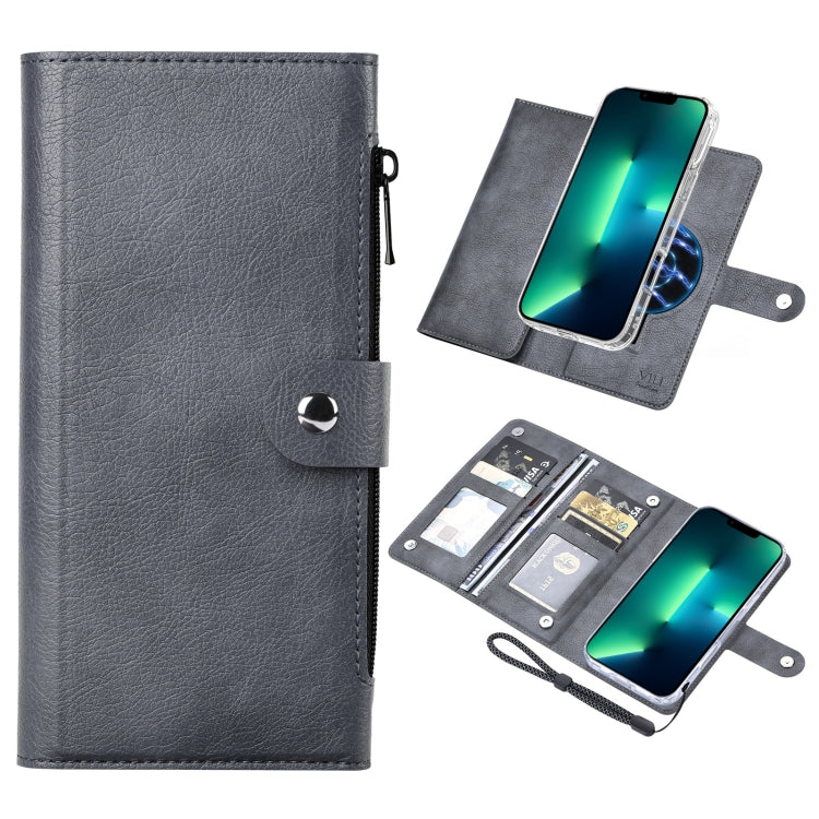 ViLi GVS-C Series MagSafe Magnetic RFID Leather Flip Phone Case, For iPhone 13 Pro Max, For iPhone 13 Pro, For iPhone 13