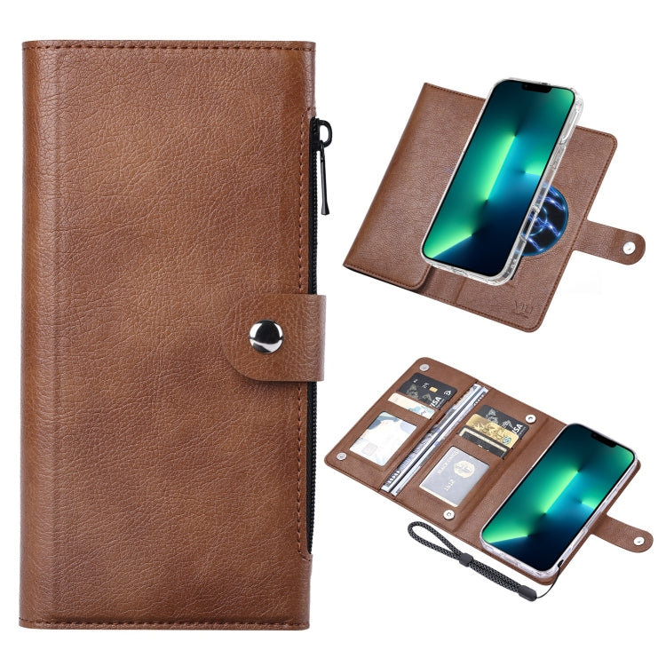 ViLi GVS-C Series MagSafe Magnetic RFID Leather Flip Phone Case, For iPhone 13 Pro Max, For iPhone 13 Pro, For iPhone 13