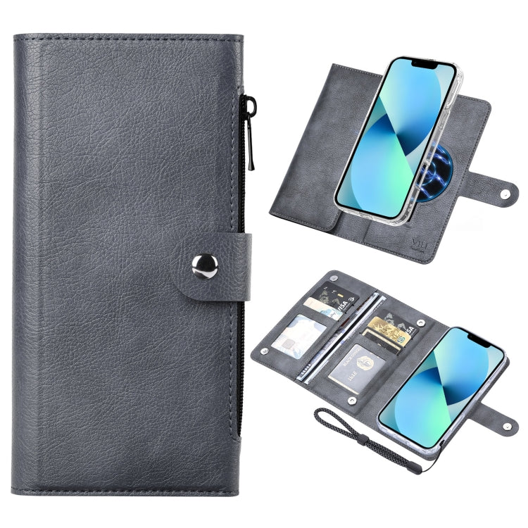ViLi GVS-C Series MagSafe Magnetic RFID Leather Flip Phone Case, For iPhone 13 Pro Max, For iPhone 13 Pro, For iPhone 13