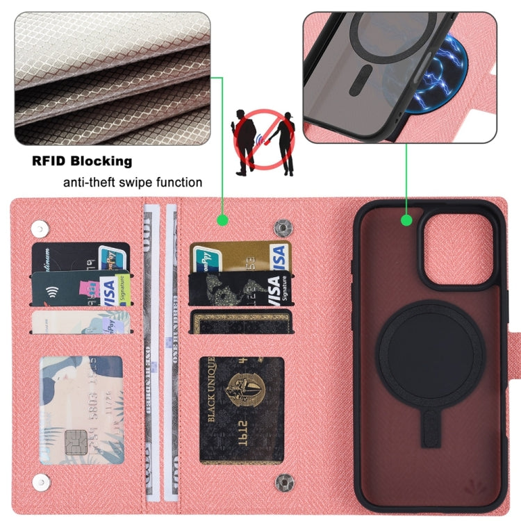 ViLi GBS Series MagSafe Magnetic RFID Leather Flip Phone Case, For iPhone 13 Pro Max, For iPhone 13 Pro, For iPhone 13