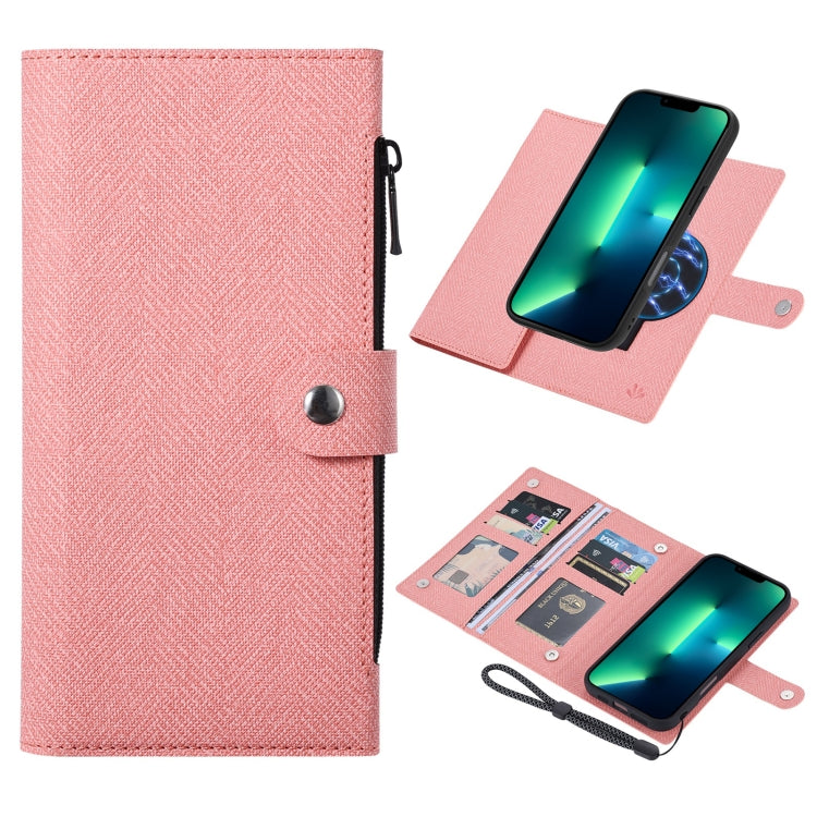 ViLi GBS Series MagSafe Magnetic RFID Leather Flip Phone Case, For iPhone 13 Pro Max, For iPhone 13 Pro, For iPhone 13
