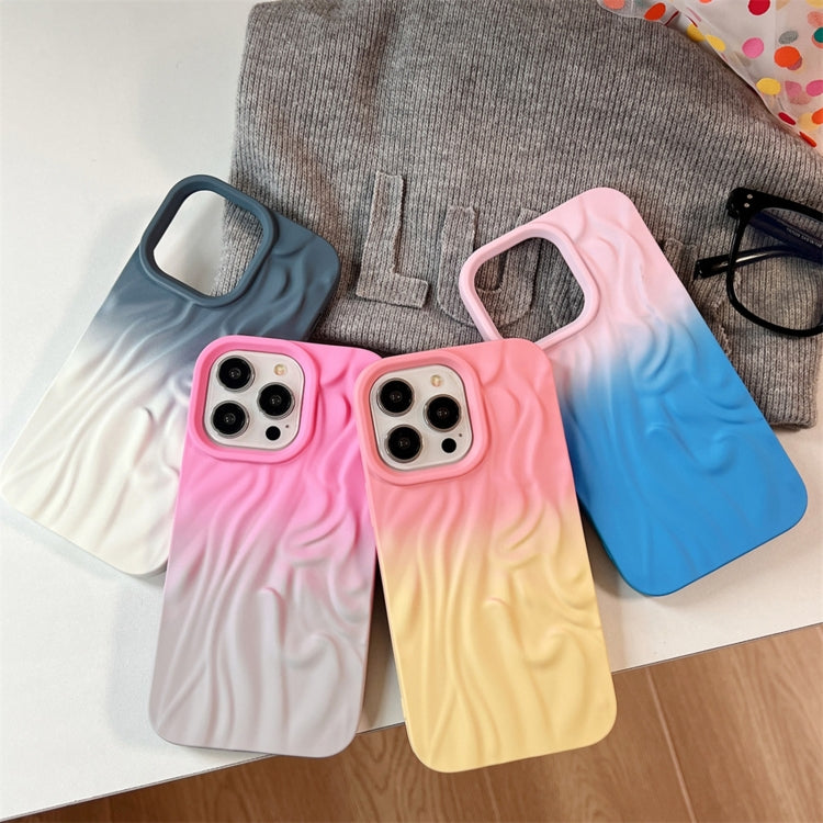 Wrinkle Gradient Skin-feel Frosted TPU Phone Case, For iPhone 13 Pro, For iPhone 13, For iPhone 12 Pro Max, For iPhone 12 Pro, For iPhone 12, For iPhone 11 Pro Max