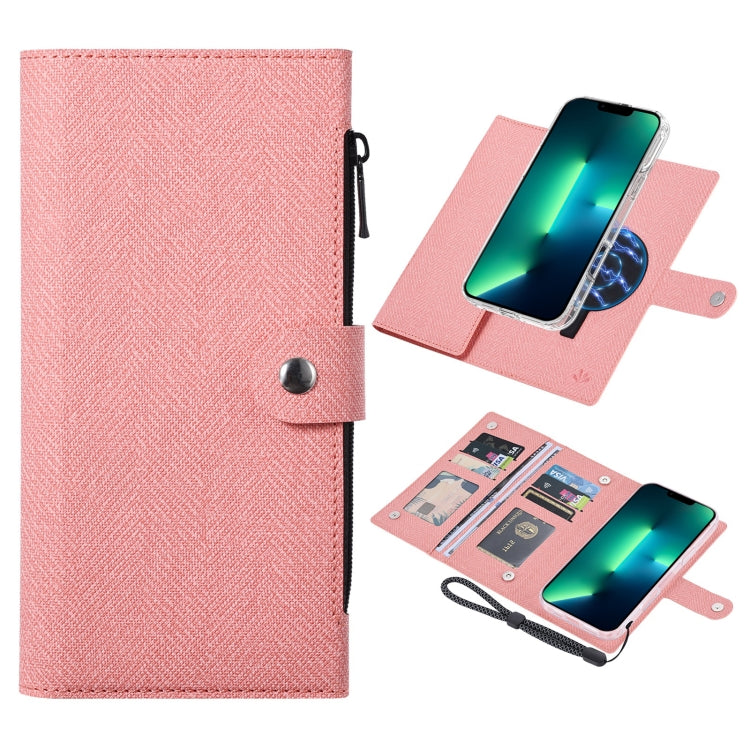 ViLi GBS-C Series MagSafe Magnetic RFID Leather Flip Phone Case, For iPhone 13 Pro Max, For iPhone 13 Pro, For iPhone 13