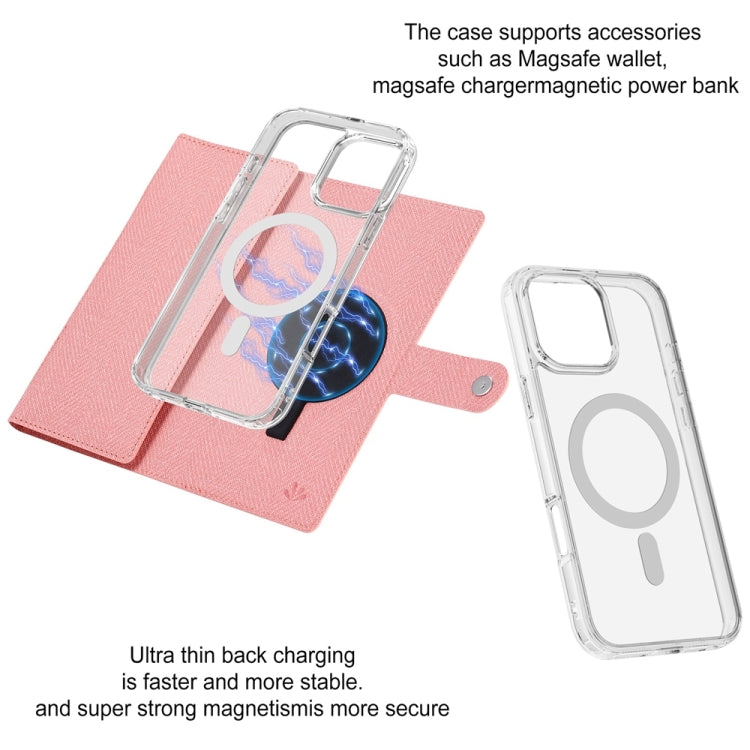 ViLi GBS-C Series MagSafe Magnetic RFID Leather Flip Phone Case, For iPhone 13 Pro Max, For iPhone 13 Pro, For iPhone 13