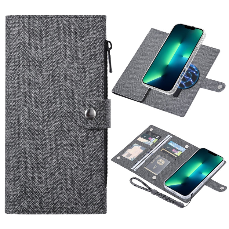 ViLi GBS-C Series MagSafe Magnetic RFID Leather Flip Phone Case, For iPhone 13 Pro Max, For iPhone 13 Pro, For iPhone 13