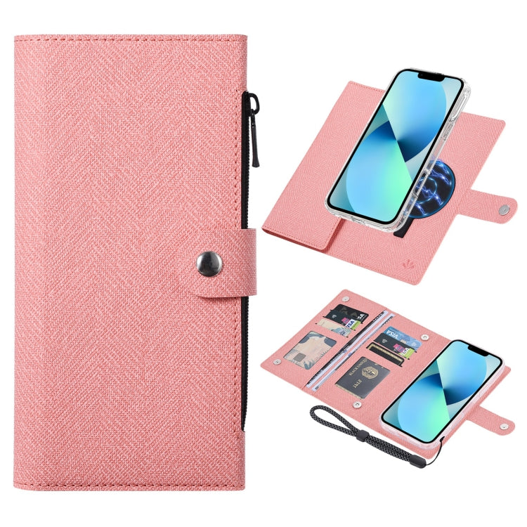 ViLi GBS-C Series MagSafe Magnetic RFID Leather Flip Phone Case, For iPhone 13 Pro Max, For iPhone 13 Pro, For iPhone 13