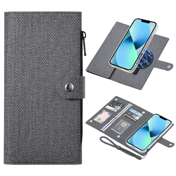 ViLi GBS-C Series MagSafe Magnetic RFID Leather Flip Phone Case, For iPhone 13 Pro Max, For iPhone 13 Pro, For iPhone 13