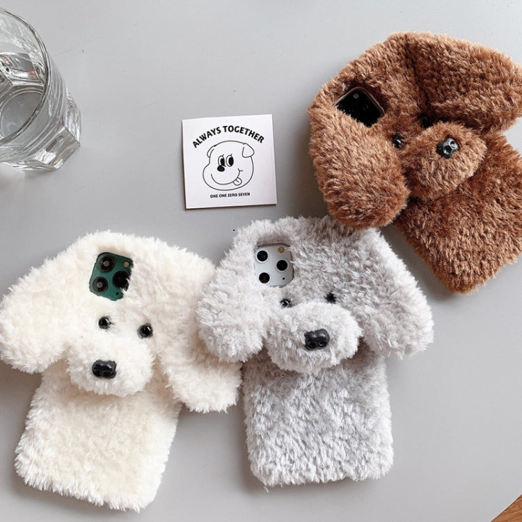 Teddy Dog Plush TPU Phone Case, For iPhone 12, For iPhone 12 Pro Max, For iPhone 12 Pro, For iPhone 12 mini