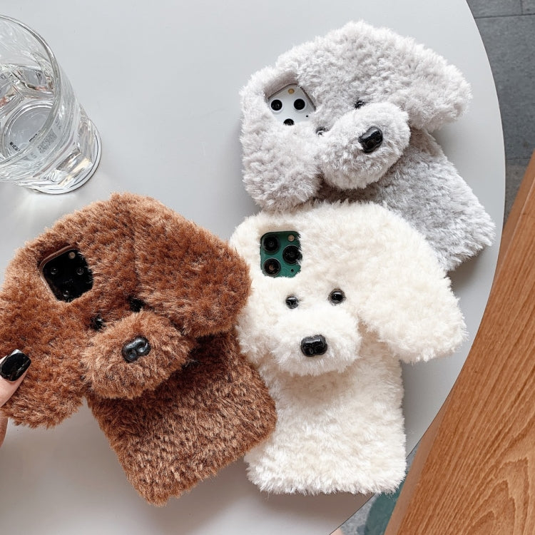 Teddy Dog Plush TPU Phone Case, For iPhone 12, For iPhone 12 Pro Max, For iPhone 12 Pro, For iPhone 12 mini