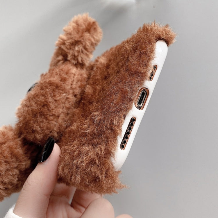 Teddy Dog Plush TPU Phone Case, For iPhone 12, For iPhone 12 Pro Max, For iPhone 12 Pro, For iPhone 12 mini