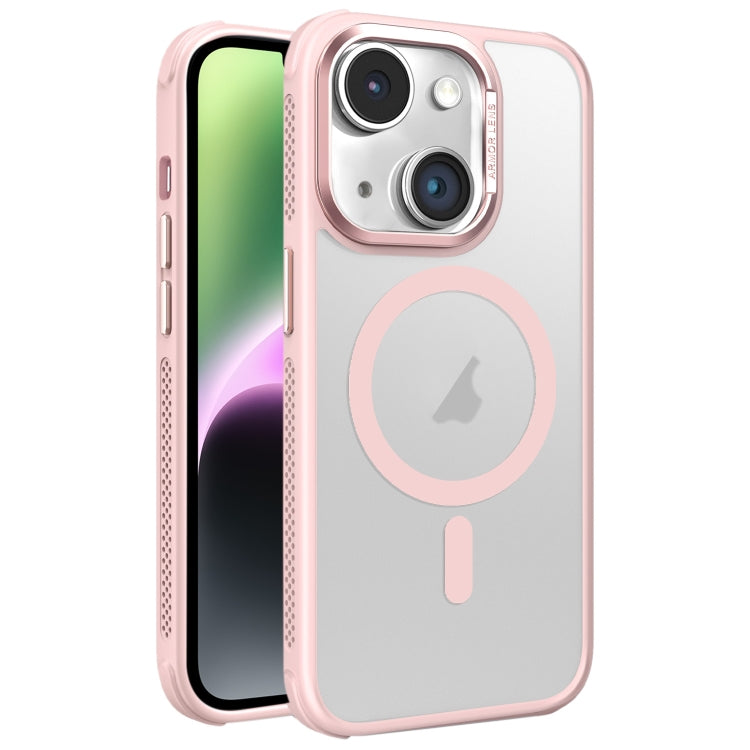 Hardware Side Cooling Skin Feel Frosted Metal Lens Frame MagSafe Phone Case, For iPhone 14, For iPhone 14 Pro, For iPhone 14 Pro Max